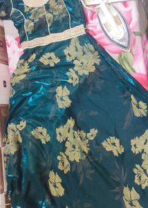 Golden Floral Frock