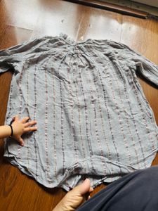 Democracy Striped Shirt - M