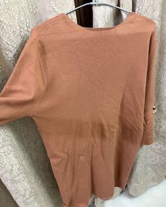 Elegant Knit Dress with Pearl Details