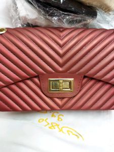 Quilted Chevron Crossbody Bag