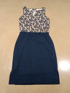 Lovely Blue Sleeveless Dress