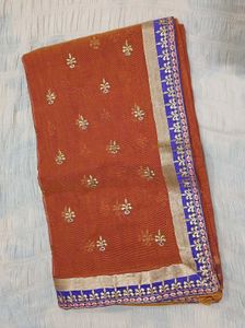 💥🆕️ SuperNet Embroidered Saree