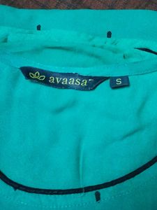 Sea Green A Line Kurta For Women