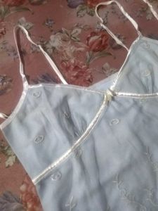 Cute Blue Lace Cami Top