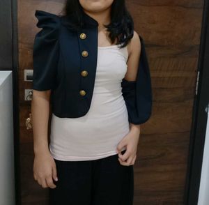 Beautiful Crop Short Black Jacket- Super Sexy