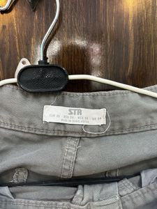 Grey Cargo Pants
