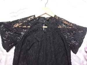 Black Lace Top