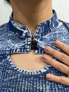 Blue Denim Style Dress