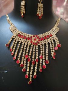 new Red &amp; White Jewelry Set