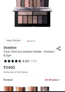 Original Smashbox Covershot Eyeshadow Palette