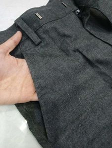 Gray Casual Pants