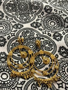 Gold Colour Jhumkas