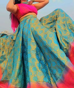 Flared Lehenga Choli With Chunri