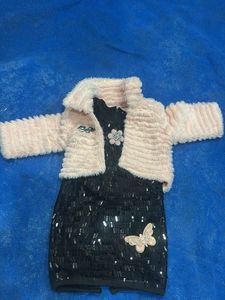 Girls' Party Dress & Shrug