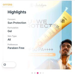 U-We Protect Hydrating Sunscreen Gel SPF 50 PA++++