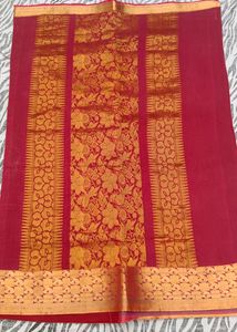 red colour pattu saree