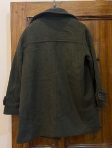 Olive Green SPAO Overcoat