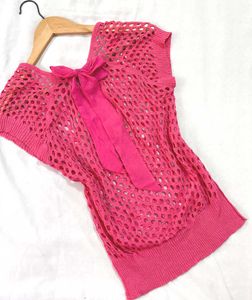 🎁Buy1 Get1 Free Laced Bow Crochet Top D