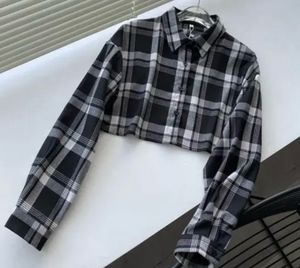 Cropped Plaid Shirt
