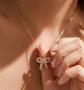 Bow Tie Pendant Necklace