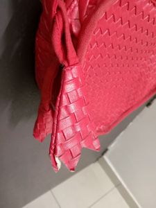 Red Heart Shaped Sling Bag