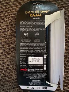 T. A. C. Ayurveda Kajal Lush Black Shade….I have YouTube  channel i just open this for review