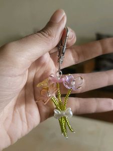 Floral Bouquet Bag Charm