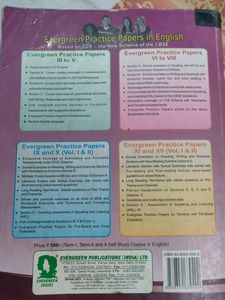 Class 10th Evergreen English Book