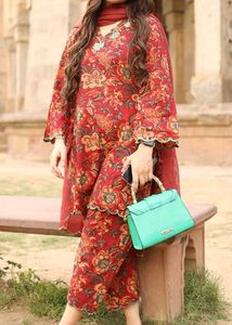 floral suit beautiful maria maroon