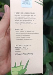 Branded Sealed Packed 💚 Organic Aloe Vera Gel