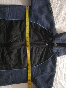 Navy &amp; Black Zip-Up Hoodie