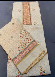 Floral Print Unstitched Salwar Suit