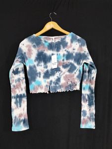 VividArtsy Multicolor Tie And Dye Top (Women)