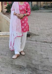 Pink Patiyala Suit