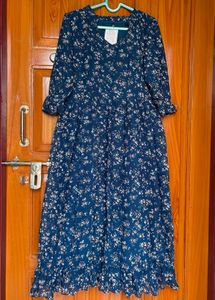 Floral Georgette Midi Dress