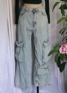 High Rise Wide Leg Jeans