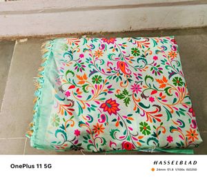 Digital Silk Saree With Siroski