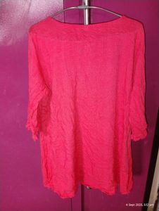 Peach Colour Stylish Top XXL