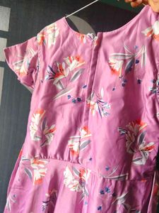 Pink Floral Ethnic Gown