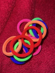 Colorful Hair Ties - Set of Fun Accessories