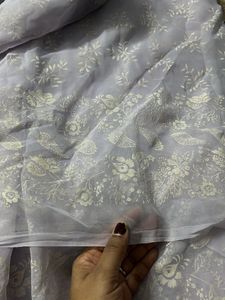 beautiful lavender saree