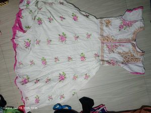 Floral Embroidered Ethnic Dress