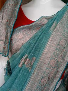 Elegant Blue Saree