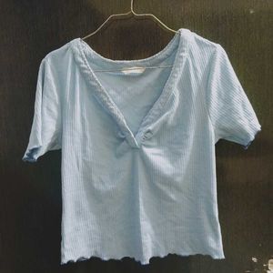 Baby Blue Top Y2k | Coquette