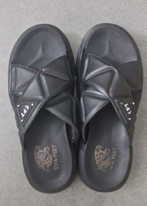 Black EVA-FEET Platform Slides
