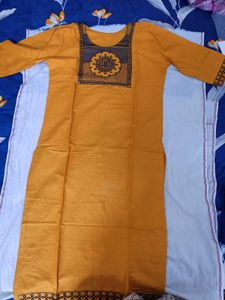 Mustard Kurta