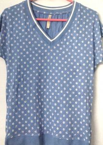 Polka Dot V-Neck Top🎀