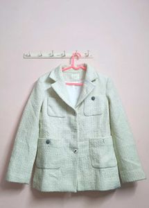 Women  White Beautiful Coat