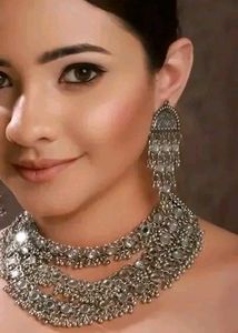 Navratri Special Oxidised Jwellery Set