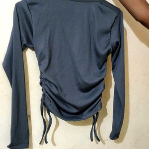 Ribbed Long Sleeve Top